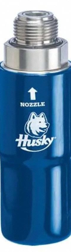 HUSKY Swivel: Swivel, Reconnectable, 3/4 in BSPM Inlet, 3/4 in BSPF Discharge (MPN 012828). Key specifications — Product Type: Swivel; Discharge Gender: Female; Inlet Gender: Male; Body Material: Aluminum/Stainless Steel; Inlet Standard: BSP; Brand: HUSKY; Discharge Standard: BSP; Chemical Compatibility: DEF.