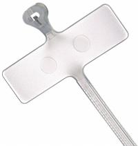 TY-RAP Cable Tie: 4 in Nominal Lg, 5/8 in Nominal Max. Bundle Dia., Perpendicular to Tie, 500 PK (MPN TY51M). Key specifications — Brand: TY-RAP; Marking Pad Size: 1 in x 5/16 in; Outdoor Use: No; Color: Natural.