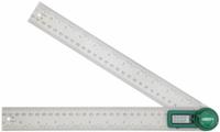 INSIZE Digital Angle Finder: 12 in Blade Lg, -360°to 360°, +/-0.3° Accuracy, 0.1° Resolution, 12 in (MPN 2176-300). Key specifications — attr1182192: 0.1°; attr1182193: Stainless Steel; attr1182194: +/-0.3°; attr1182195: 12 in; attr1182197: Automatic Power Off; attr1182199: LCD; attr1182218: INSIZE; attr1211640: No.