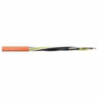 CHAINFLEX Motor Cable: 14 AWG, 4 Conductors, Order by the Foot, PVC Jacket, 1,000 V (MPN CF885-25-04). Key specifications — Conductor Material: Copper; Conductor Configuration: Single; Minimum Bend Radius Factor - Fixed: 8 x OD; Minimum Bend Radius Factor - Flexible: 12 x OD; Includes Ground: Yes; Minimum Bend Radius Factor - E-Chain: 15 x OD; Resistance Properties: Flame Retardant; Standards: VW-1.