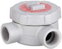 Conduit Outlet Body: Iron, GU, 1 in Trade Size, L Body, 19 cu in Body Capacity (MPN GUL100). Key specifications — Series: For Standard Body; Compatible Conduit Trade Size: 1 in; Thread Gender: Female; Hub Style: Threaded; Cover Included: Yes; Body Style: L; Connection Type: Threaded; Back Type: Round.