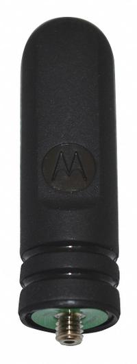 MOTOROLA Antenna: Stubby, Fits Motorola, For SL3500e, UHF, 435 MHz to 470 MHz, 2 in Overall Lg (MPN PMAE4095B). Key specifications — attr922108: SL3500e; attr922103: UHF; attr922102: MOTOROLA.