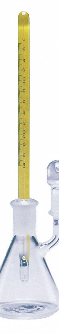 KIMBLE Specific Gravity Bottle: 10 mL, Ground-Glass Stopper, 168 mm, Colorless, Closure Included (MPN 15123R-10). Key specifications — Closure Type: Ground-Glass Stopper; Mouth Size: Narrow; Brand: KIMBLE; Body Color: Colorless.