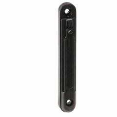 TENSABARRIER Wall Mount Receiver: Black, 4 1/2 in Overall Ht, Wall-Mount (MPN 898CLIP). Key specifications — attr193628: TENSABARRIER; attr981604: Retractable Belt End; attr981605: Hardware; attr981606: Plastic; attr981612: Wall Receiver Belt Clip; attr1005082: Wall-Mount.