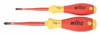 WIHA Insulated Screwdriver Set: 1-10 Pieces, 2 Pieces, Phillips/Slotted Tip, #1/#2 Tip Size (MPN 30770). Key specifications — attr1205274: WIHA; attr1205269: #1.