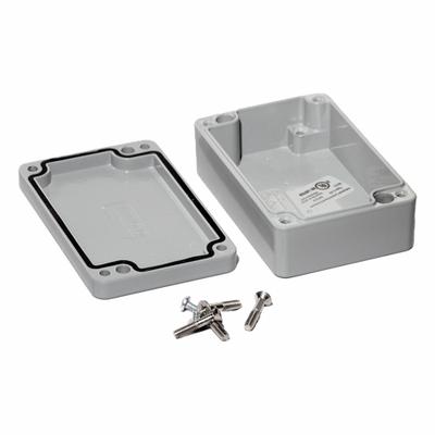 HAMMOND Enclosure: Die-Cast Aluminum, 3 in x 2 in x 1 in, NEMA 12/13/4/4X/6/6P - Fiberglass Submersible Enclosures