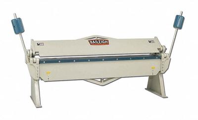 BAILEIGH INDUSTRIAL Sheet Metal Brake: Hand Lever, 16 ga Capacity - Manual Straight Brakes