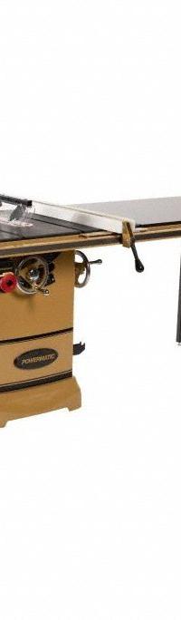 POWERMATIC Table Saw: 115 V AC Volt, 20 A Current, 10 in Blade Dia., 3,450 RPM Max. Blade Speed (MPN PM1000T). Key specifications — attr1170561: POWERMATIC; attr1190182: PM1000T.