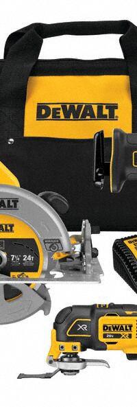 DEWALT Cordless Tool Combination Kit: 6 Tools, 20 V DC Volt, Battery Included, 20V MAX* XR®, 31AC52 (MPN DCK694P2). Key specifications — attr1176460: Impact Driver.