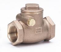 MILWAUKEE VALVE Swing Check Valve: Swing, Inline Valve Body, 1 in Pipe Size, FNPT x FNPT, Bronze (MPN 510T 1). Key specifications — Brand: MILWAUKEE VALVE.