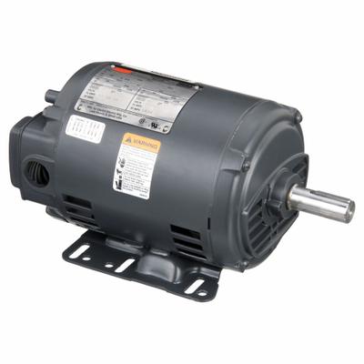 Dayton General Purpose Motor: Rigid Base Mount, Open Drip Proof, 2 hp, 230/460V AC - Rigid Base 3-Phase General Purpose AC Motors