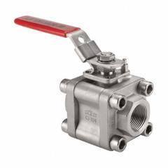 KECKLEY Manual Two-Way Ball Valve: 3/4 in, 316 Stainless Steel, Straight, Socket x Socket (MPN BVM3SWFSSRGSL-075). Key specifications — Brand: KECKLEY; Handle: Locking Lever.