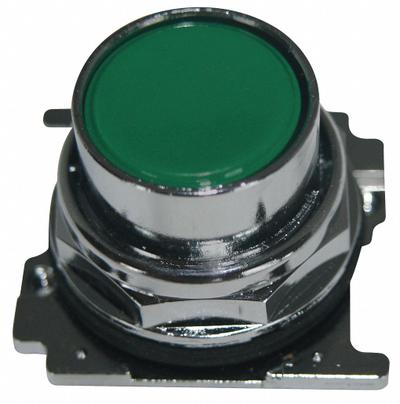 EATON Flush Push Button: 30 mm, Non-Metallic - Flush-Mount Push-Button Operators