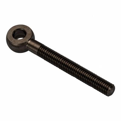 AMPG Fixed Rod End: Stainless Steel, Black Oxide, 3 in Hole Center-to-End Lg - Stainless Steel Male Threaded Fixed Rod Ends