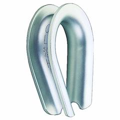 CROSBY Thimble: 5/16 in Compatible Rope Dia, Carbon Steel, 2 29/64 in Overall Lg, Galvanized (MPN 1039657). Key specifications — Material: Carbon Steel; Brand: CROSBY; Finish: Galvanized.