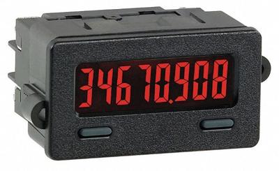 RED LION Time Meter: 999,999 Display Span - Min, 110 V AC – 24 V AC, 11 V DC – 36 V DC - Time Digital Panel Meters