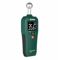 EXTECH Moisture Meter: Digital, LCD with Backlight, Pinless (MPN MO57A). Key specifications — Display Type: Digital; Features: Adjustable Alerts; Compatible Material: Wood; Digital Display Screen Type: LCD with Backlight; Brand: EXTECH.