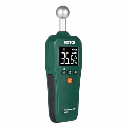 EXTECH Moisture Meter: Digital, LCD with Backlight - Pinless Moisture Meters