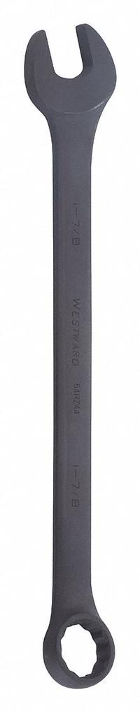 WESTWARD Combination Wrench: Alloy Steel, Black Oxide, 1 7/8 in Head Size, 25 3/4 in Overall Lg (MPN 54RZ44). Key specifications — attr309539: 1-7/8 in; attr309567: No; attr324930: WESTWARD.