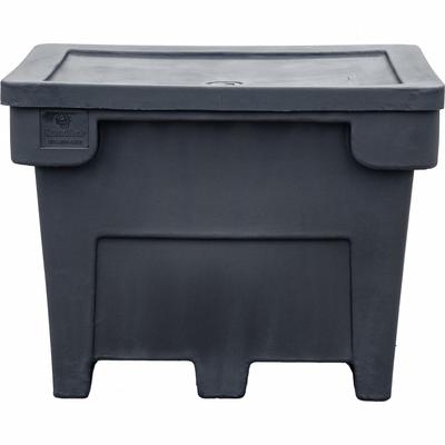 ROMOTECH Bulk Container: 34.34 cu ft, 43 in x 32 in x 43 in, Lid Included, 4-Way Entry - Food Transport Bulk Containers