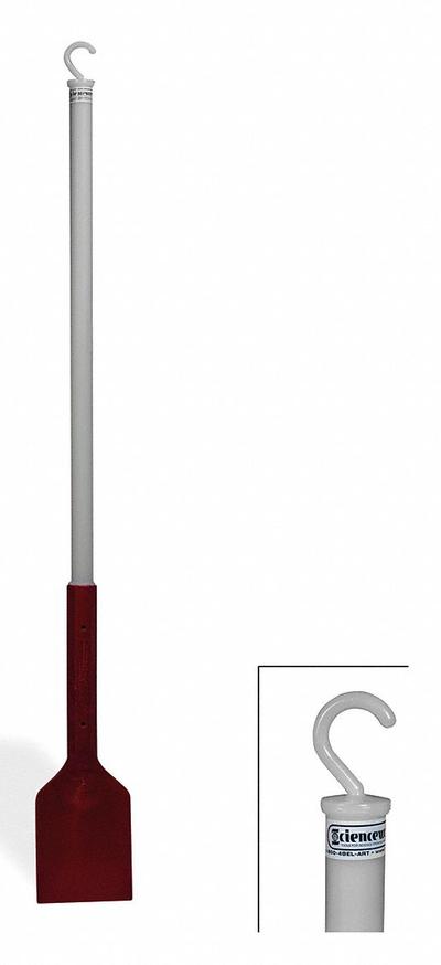 APPROVED VENDOR Scraper: Scraper, Non-Sterile, LDPE, 42 in Overall Lg, 5 in Overall Wd - Lab Scrapers