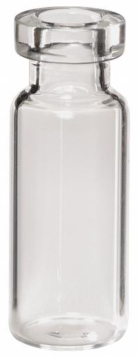 KIMBLE Vial: 2 mL, No Closure, 12 mm Body Dia, Round, Colorless, Chromatography (MPN 331232C). Key specifications — Body Color: Colorless; Brand: KIMBLE; Bottom Shape: Round; Self-Standing: Self-Standing.