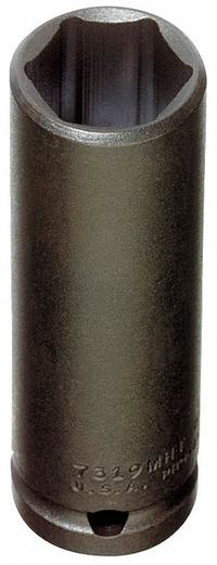 PROTO Impact Socket: 1/2 in Drive Size, SAE, 3/8 in Socket Size, 6-Point, Deep, 3 1/4 in Overall Lg (MPN J7312HT). Key specifications — attr1215501: PROTO; attr1215515: Black Oxide; attr1215518: 3/8 in.