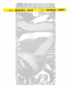 WHIRL-PAK Sampling Bag: Std, Sterile, 18 fl oz Capacity - oz, 532 mL Capacity - mL, 9 in Overall Lg (MPN B00736). Key specifications — Brand: WHIRL-PAK; Color: Clear; Product Type: Standard Bag; Standards: EPA; Style: Standard.