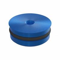 JERGENS Ball Lock Receiver Plug: Blue Anodize, Aluminum, 25 mm Outside Dia, 10 mm Overall Ht, O-Ring (MPN 49234). Key specifications — Product Type: Ball Lock Receiver Plug; Brand: JERGENS; Thread Size: M4-0.7; Includes: O-Ring.
