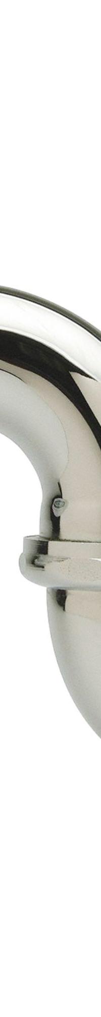 ZURN Trap: Brass, Chrome-Plated, Silver, 1 1/2 in_1 1/4 in Nominal Pipe Size, 7 1/2 in Overall Lg (MPN ZR543JBD-PC). Key specifications — Finish: Chrome-Plated; Includes: Nuts; Includes Cleanout: No; Brand: ZURN.