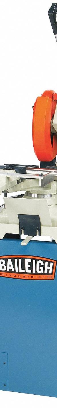 BAILEIGH INDUSTRIAL Cold Saw: Manual, 12 1/2 in Blade Dia. - English, 317 mm Blade Dia. - Metric (MPN CS-315EU). Key specifications — attr1255339: 220V AC; attr1255338: BAILEIGH INDUSTRIAL.