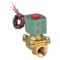 REDHAT Solenoid Valve: 2-Way, Normally Closed, 3/4 in Pipe Size, 12V DC, Watertight, High Flow (MPN 8210G009LF 12/DC). Key specifications — Pipe Size: 3/4 in; Voltage: 12V DC; Brand: REDHAT; Coil Enclosure: Watertight.