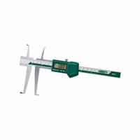 INSIZE Digital Inside Groove Caliper: 9 mm to 150 mm, +/-0.0015in/+/-0.04mm Accuracy, Groove Edge (MPN 1176-150P). Key specifications — attr1184461: +/-0.0015in; attr1184462: 0.0005 in/0.01 mm; attr1184472: Groove Edge; attr1184496: INSIZE.