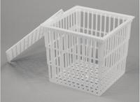Test Tube Basket: 6 in Overall Wd, 6 in Overall Ht, 6 in Overall Lg, Polypropylene, Clear (MPN F18738-0010). Key specifications — Material: Polypropylene; Color: Clear; Product Type: Storage Rack; Product Holds: Test Tube Basket; Brand: SP SCIENCEWARE.