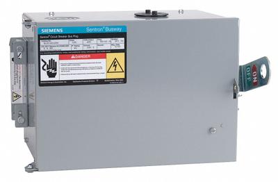 Siemens Bus Plug: 60 A Amps, 600V AC, E, Siemens Sentron Busway, 3 Phase - Siemens Nonfusible Bus Plugs