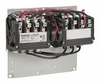 SIEMENS NEMA Magnetic Contactor: Reversing, 3 Poles, NEMA Size 1-3/4, 40 A, 120/240V AC (Dual Rated) (MPN 43EP32AA). Key specifications — Brand: SIEMENS.