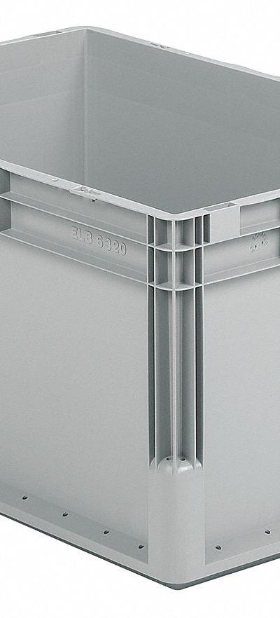 SSI SCHAEFER Straight Wall Tote: 16.9 gal - Solid Straight-Wall Containers