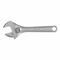 PROTO Adjustable Wrench: Alloy Steel, Chrome, 4 11/32 in Overall Lg, 3/4 in Jaw Capacity, Plain Grip (MPN J704B). Key specifications — attr309359: Chrome; attr324924: PROTO; attr309358: Alloy Steel.