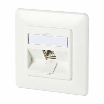 METZ CONNECT Wall Outlet: UP, GD-Zn (Zinc Die-Cast), IDC Connection x RJ45 - Voice & Data Housings, Panels & Connector Components