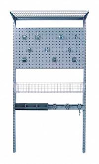 TRITON PRODUCTS Modular Wall Storage: 33 in x 16 in x 63 in, Epoxy Coated, Gray (MPN 1785). Key specifications — Product Type: Shelving Unit; Color: Gray; Material: Steel; Brand: TRITON PRODUCTS; Finish: Epoxy Coated; Includes: 33 in Top Track; Mounting Type: Wall Mount.