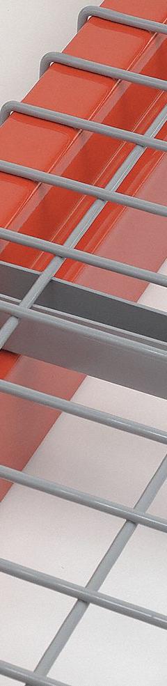 NASHVILLE WIRE Pallet Rack Decking: 46 in x 48 in, Waterfall, Std Wire Decking, 5 ga Decking, Gray (MPN D4846BB4A1). Key specifications — Wire Decking Style: Standard; Finish: Powder Coated; Brand: NASHVILLE WIRE; Material: Steel; Decking Edge: Waterfall; Color: Gray.