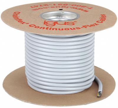 CHAINFLEX Control Cable: 14 AWG, 7 Conductors, 100 ft, PUR Jacket - Continuous Flexing Control Cables