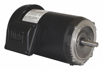 WEG General Purpose Motor: C-Face Mount, Totally Enclosed Fan Cooled, 1/2 hp - C-Face 3-Phase General Purpose AC Motors