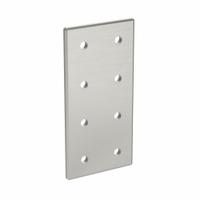 Joining Plate: Rectangular Flat Plate, 45 Series, 176 mm x 86 mm x 6 mm, For 10 mm Slot Wd, 8 Holes (MPN 093VD90180). Key specifications — Material: Aluminum; Brand: FATH INC.; Finish: Anodized.