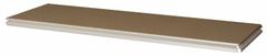 TENNSCO Shelf: 36 in x 24 in, 600 lb Load Capacity, Particleboard, Sand, Shelf (MPN ZDES-3624D SAND). Key specifications — Decking Material: Particleboard; Includes: (4) Shelf Supports; Decking Finish: Unfinished; Shelf Configuration: Single Straight; Color: Sand; Frame Material: Steel; Brand: TENNSCO; Frame Finish: Zinc Plated.