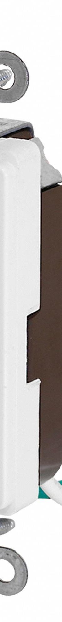 LEVITON Decora Plus Duplex Receptacle Outlet: Duplex, 5-20, White, 125V AC, 20 A, 2 Pole / 3 Wire (MPN 16352-LW)