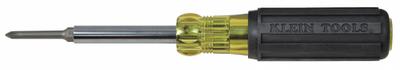 KLEIN TOOLS Multi-Bit Screwdriver: Phillips/Slotted Tip - General Purpose Multi-Bit Screwdrivers