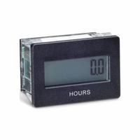 TRUMETER Hour Meter: Hour Meters, Front Panel Mounting, Digital, 1 1/8 in x 1 5/8 in, CE/CUL/UL (MPN 3410-5000). Key specifications — Mounting Style: Flush; Standards: UL; Bezel Face Shape: Rectangular; Hour Unit Increment: Tenth; NEMA Enclosure Rating: 4; Brand: TRUMETER; Manufacturer Part Number: 3410-5000; Meter Type_Broad: Digital.