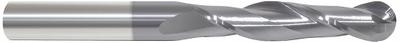 APPROVED VENDOR Ball End Mill: Carbide, AlTiN Coated, 2 Flute, 1/2" Mill Dia, 2" LOC - General Purpose Carbide Ball End Mills