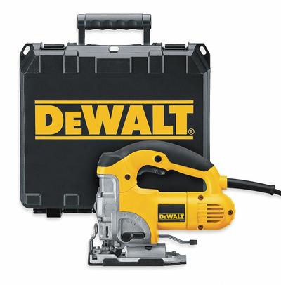 DEWALT Jigsaw: 6.5 A Current, 3,100 stroke/min Stroke Rate - Max, Orbital, 1 in Stroke Lg - D-Handle Corded Jigsaws